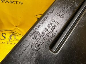 KANAŁ TUNEL DOLOT PRZEWÓD POWIETRZA AUDI A8 D5