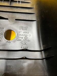 OSŁONA SŁUPKA LEWA FIAT 500 ABARTH