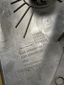 OSŁONA ZAŚLEPKA BOCZEK DESKI PRAWY BMW X6 E71 E70