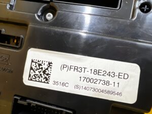 PANEL KLIMATYZACJI RADIA PRZYCISK START STOP FORD MUSTANG VI USA