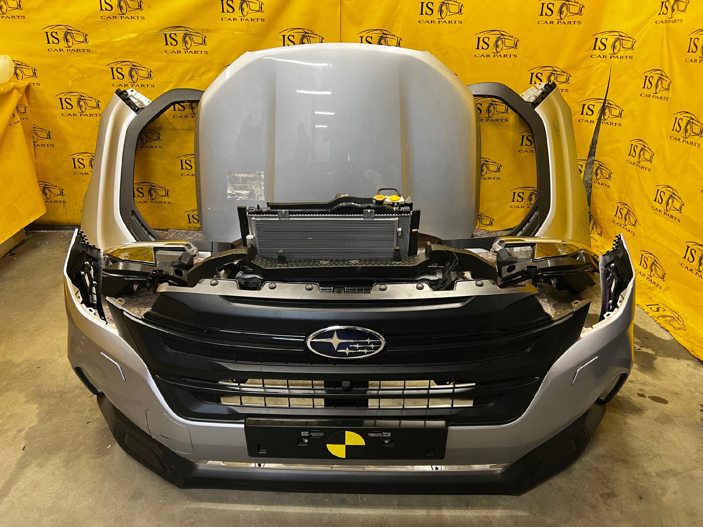 KOMPLET PRZÓD ZDERZAK MASKA LAMPY LED CHŁODNICE SUBARU FORESTER VI SL 25-