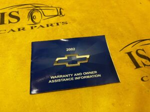 KSIĄŻKA INSTRUKCJA OBSŁUGI SERWISOWA ETUI USA CHEVROLET CORVETTE C5 97-04