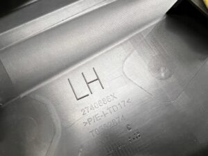 BOCZEK TAPICERKA DRZWI TYŁ LEWY DACIA JOGGER 2022R