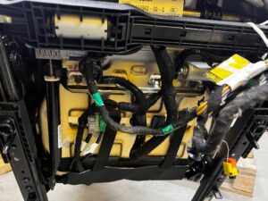 KOMPLET FOTELI FOTELE KANAPA PRZÓD TYŁ AIRBAG TESLA MODEL 3 EUROPA