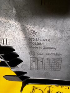 OSŁONA ZAŚLEPKA FOTELA PRZÓD PRAWY PORSCHE PANAMERA 970 I LIFT