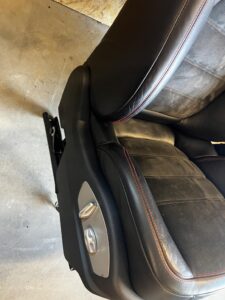 FOTEL PRAWY PRZÓD AIRBAG SKÓRA ALCANTARA PORSCHE CAYENNE II 7P5 GTS