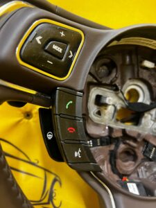 JAGUAR XJ X351 KIEROWNICA GRZANA BRĄZOWA