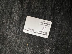 WYPEŁNIENIE DYWAN PIANKA PODŁOGI PORSCHE CAYENNE COUPE 9Y3 9Y0