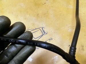 PRZEWÓD RURA RURKA WĄŻ WODY MERCEDES GL X166 4.7 V8