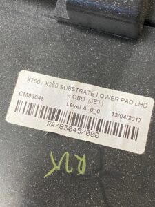 OSŁONA DESKI POD KIEROWNICE DOLNA JAGUAR XF X260