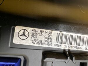 EKRAN WYŚWIETLACZ MONITOR NAWIGACJI MERCEDES GLS X166