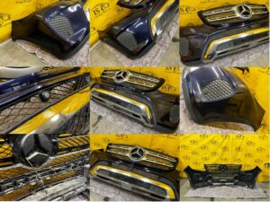 PRZÓD MASKA ZDERZAK BŁOTNIKI LAMPY CHŁODNICE MERCEDES GLS X166 3.0 B V6 USA