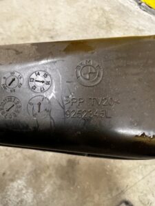 KANAŁ TUNEL PRZEWÓD POWIETRZA PRZÓD LEWY BMW X5 F15 X6 F16