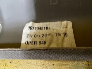 OSŁONA POSZYCIE SŁUPKA A PRZÓD LEWE LEWY CITROEN C4 PICASSO II LIFT