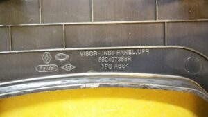 OSŁONA RAMKA HEAD UP DISPLAY RENAULT TALISMAN HUD