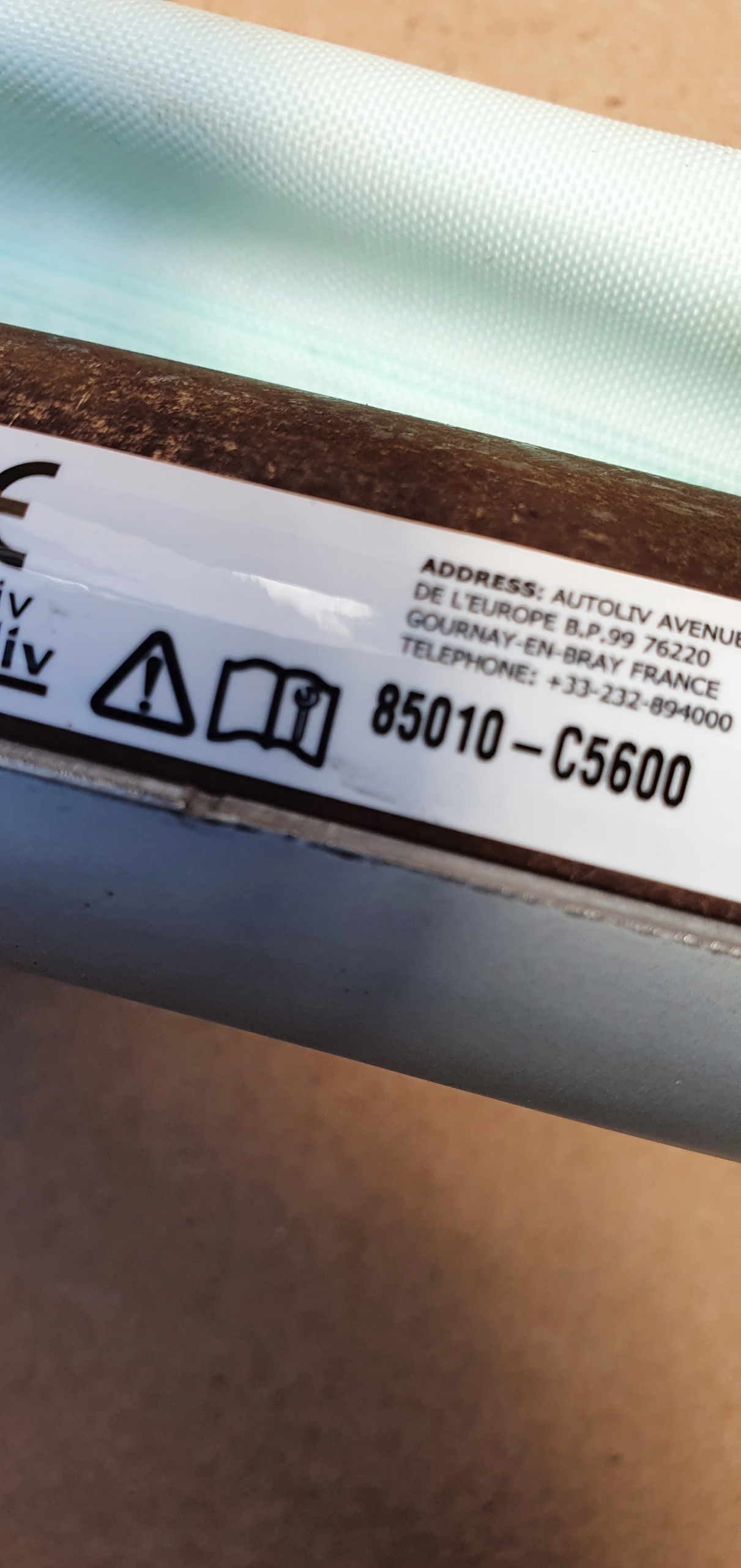 KURTYNA PODUSZKA AIRBAG LEWA KIA SORENTO III