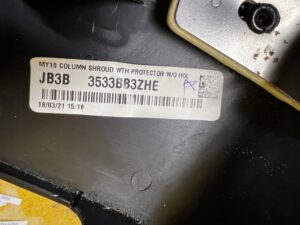 OSŁONA OBUDOWA STACYJKI KOLUMNY FORD RANGER MK5 V WILDTRACK