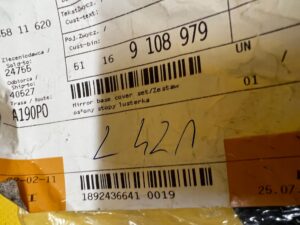 POKRYWA OSŁONA STOPY LUSTERKA BMW 3 G20 G21 X5 G05 X7 G07 NOWA OEM