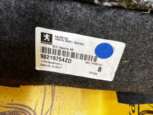 OSŁONA TAPICERKA BOCZEK BAGAŻNIKA LEWY CITROEN C4 GRAND PICASSO II