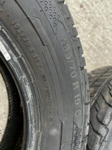 OPONY LETNIE CONTINENTAL CONTIVANCONTACT 100 195/70 R15C 2016R 2 SZT
