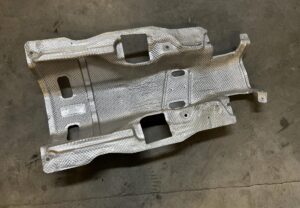 BLACHA OSŁONA OBUDOWA TERMICZNA PORSCHE PANAMERA 970 I LIFT