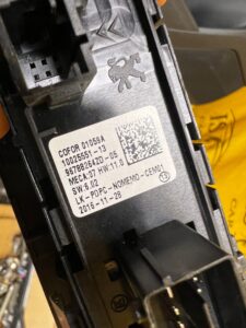 PANEL STEROWANIE PRZEŁĄCZNIK SZYB PEUGEOT 3008 II 5008 II