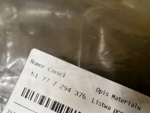 LISTWA NAKŁADKA PROGOWA PRÓG LEWA LEWY BMW X5 F15 NOWA OEM