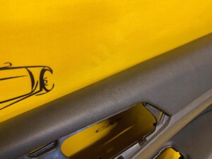 BOCZEK TAPICERKA DRZWI PRAWY PRZÓD PEUGEOT 308 T9 GTI GT LINE