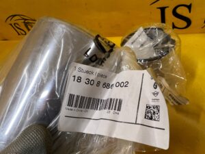 OSŁONA KOŃCÓWKA RURY WYDECHOWEJ CHROM BMW X2 F39 1 F40 NOWA OEM