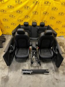 KOMPLET FOTELE WNĘTRZE KANAPA BOCZKI INFINITI Q30 QX30 SKÓRA ALCANTARA