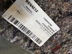 KOMPLET WYGŁUSZENIE MATA DYWAN WYKŁADZINA PODŁOGI DACIA LODGY LIFT 2022R EU