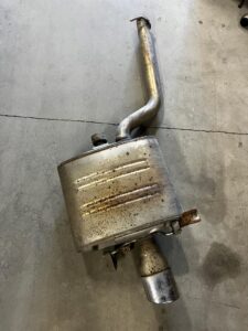 RURA WYDECHOWA TŁUMIK WYDECH KOŃCOWY BMW 5 E60 E61 N47 520d