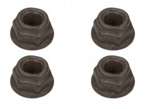4 X NAKRĘTKA Z KOŁNIERZEM ZWROTNICY TYŁ M10 BMW 7 E38 NOWA OEM