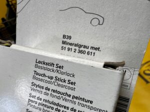 LAKIER ZAPRAWKA ZAPRAWKOWY BMW B39 MINERALGRAU MET. NOWY OEM