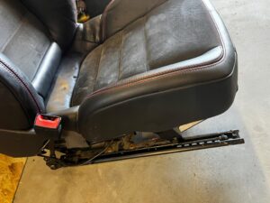 FOTEL LEWY PRZÓD AIRBAG SKÓRA ALCANTARA PORSCHE CAYENNE II 7P5 GTS