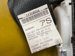 TYLNE PASY BEZPIECZEŃSTWA KANAPY TYŁ INFINITI Q70