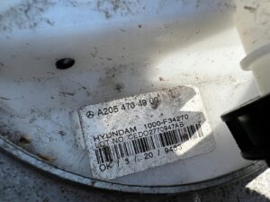 ZBIORNIK PALIWA BAK BAKU POMPA MERCEDES E-KLASA W213 KOMBI 2.0 BENZYNA