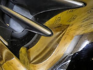 KOMPLETNY ZDERZAK PRZEDNI PRZÓD PORSCHE MACAN 95B L041 USA 4x PDC