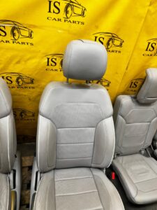 KPL FOTELE KANAPA PRZÓD TYŁ AIRBAG SKÓRA ALPACA GRAY MERCEDES GL X166 7 OS