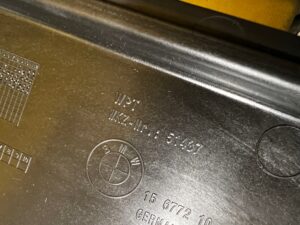 KANAŁ POWIETRZA WZMOCNIENIE PAS PRZEDNI BMW 2 F45 LIFT F46 LIFT NOWY OEM