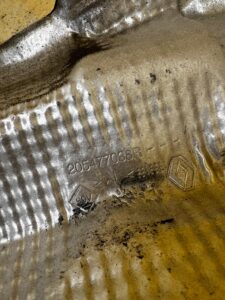 OSŁONA TERMICZNA WYDECHU DACIA DUSTER II RENAULT ARKANA