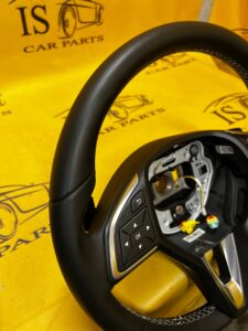 SKÓRZANA KIEROWNICA AUTOMAT ŁOPATKI INFINITI Q30