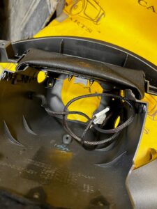 OSŁONA DRĄŻKA KIEROWNICZEGO RAMKA ZEGARÓW LEXUS RX 450H III 3 AL10