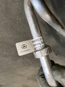 KOMPLET WĄŻ PRZEWÓD RURA RURKA KLIMATYZACJI TYŁ MERCEDES GLS X166