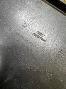 PODSTAWA RAMKA TABLICY REJESTRACYJNEJ TYŁ PORSCHE PANAMERA 970 I LIFT