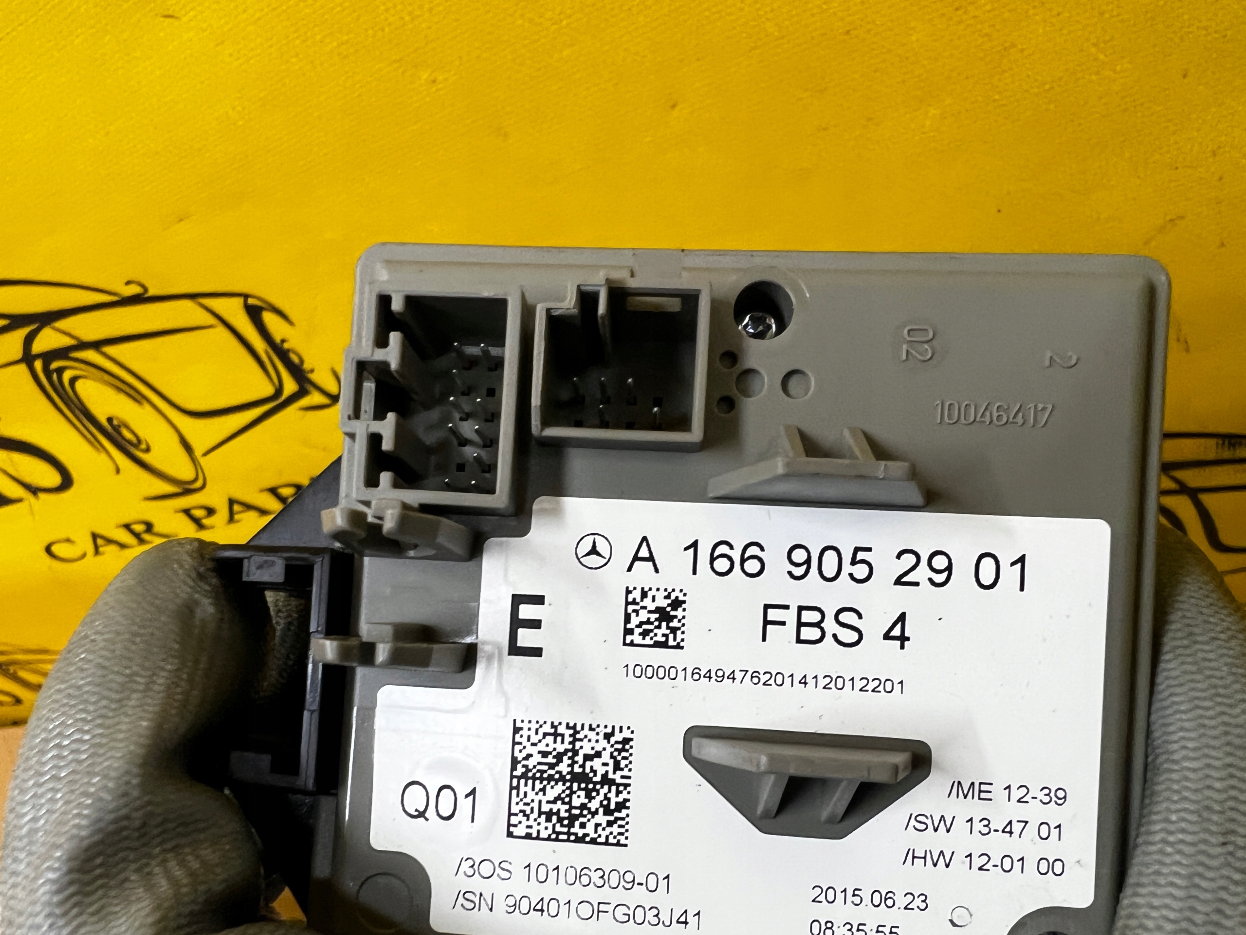 STACYJKA KLUCZYK KIESZEŃ MERCEDES GL X166