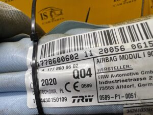 KURTYNA AIRBAG PODUSZKA POWIETRZNA PRAWA PRAWY MERCEDES A W177 HB