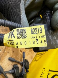 WIĄZKA INSTALACJA ELEKTRYCZNA OKABLOWANIE SILNIKA TOYOTA RAV4 V 2.5 HYBRID