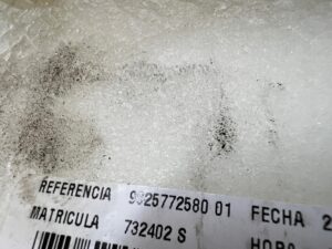 WYPEŁNIENIE WYGŁUSZENIE WYKŁADZINA STYROPIAN PODŁOGI TYŁ PEUGEOT 2008 II