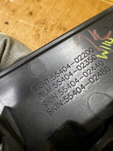 KRATKA NAWIEWU PRZÓD LEWA LEWY TOYOTA AURIS II LIFT EU